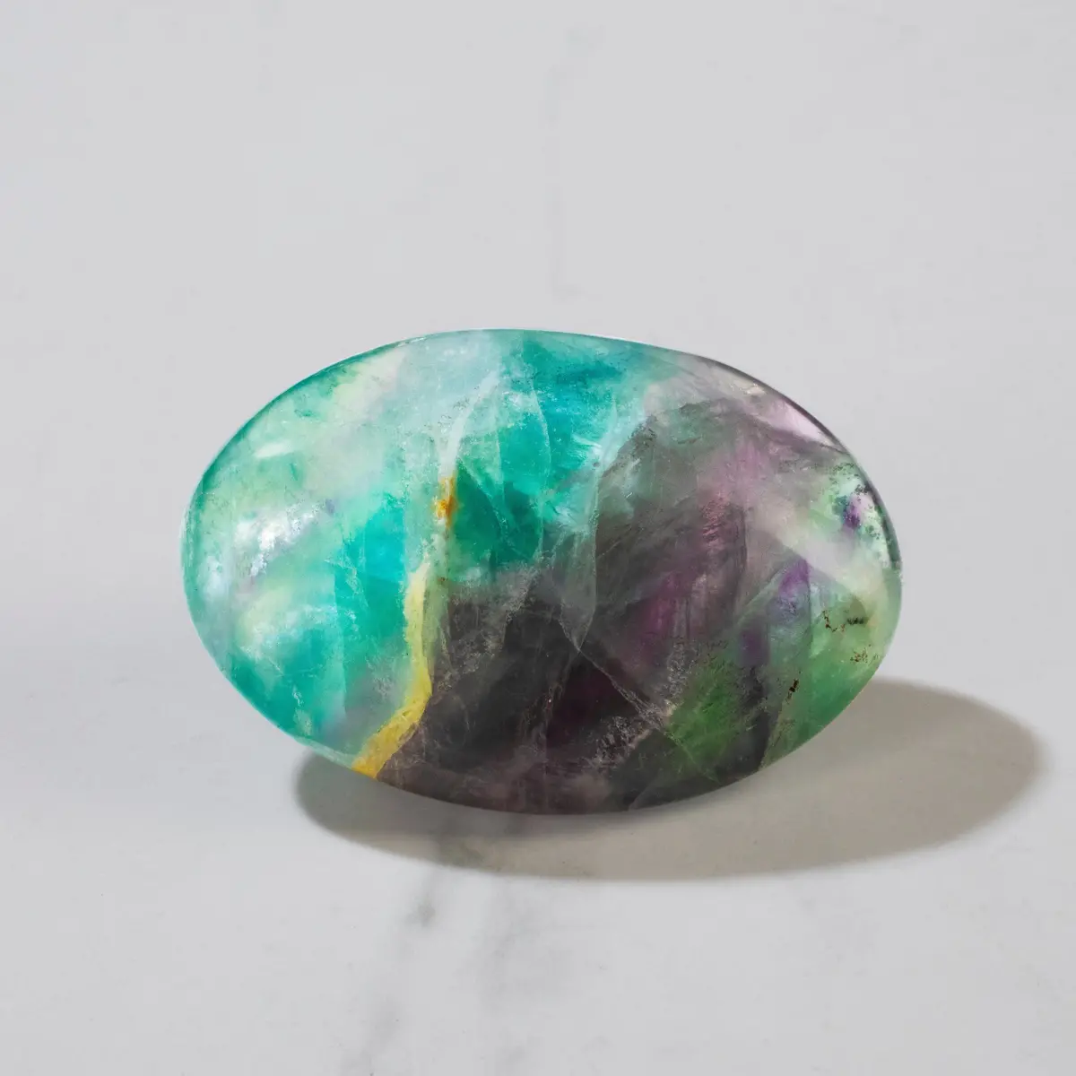 Fluorite Palm Stone 1