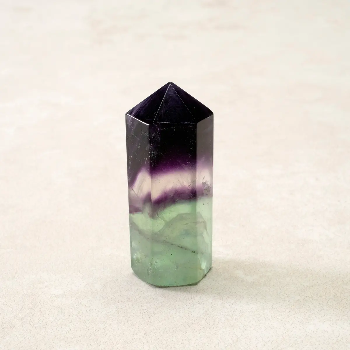 Fluorite Point / Obelisk Carving - 1.75" 1