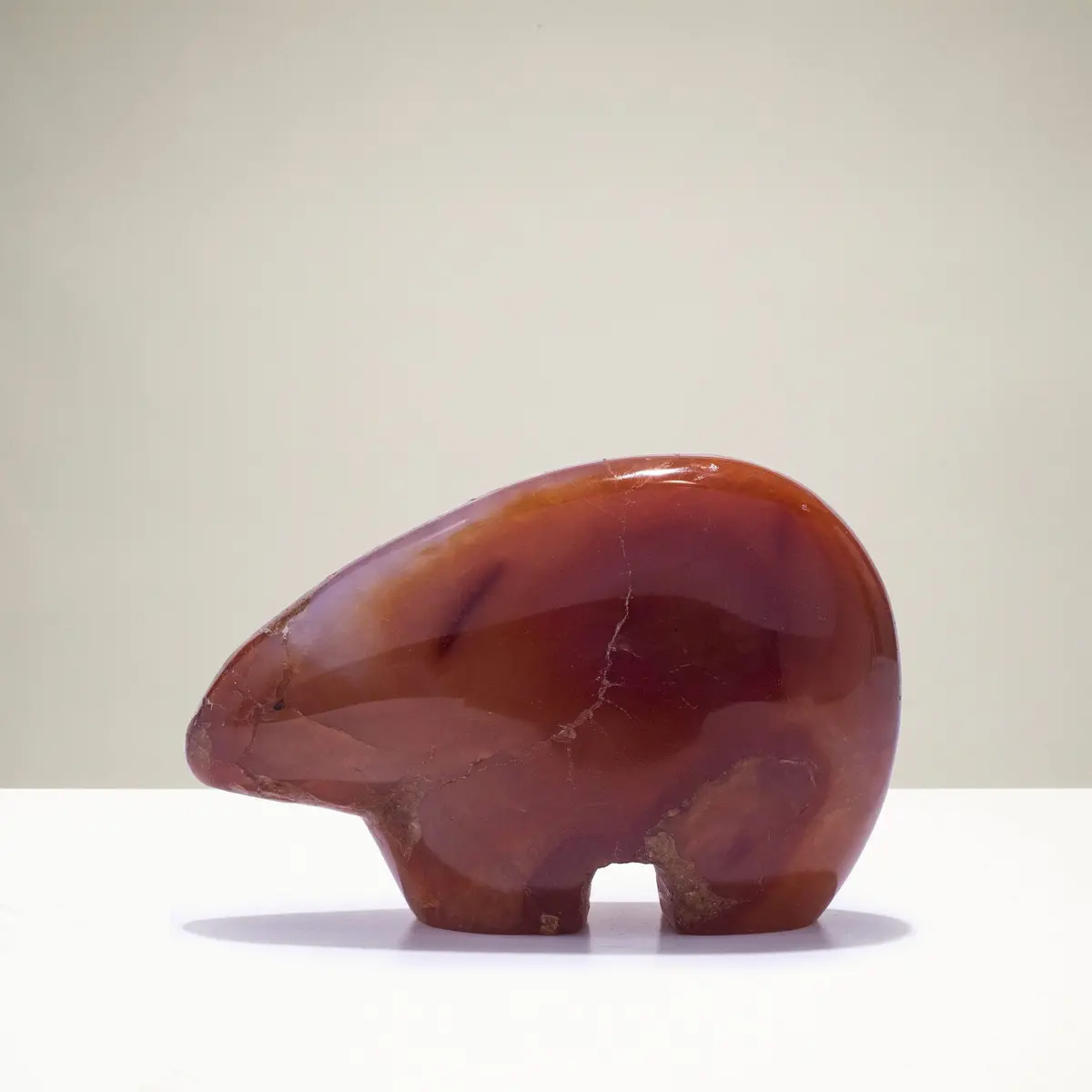 Gc-Br-Carnelian - Carnelian Gem Bear - Madagascar 1
