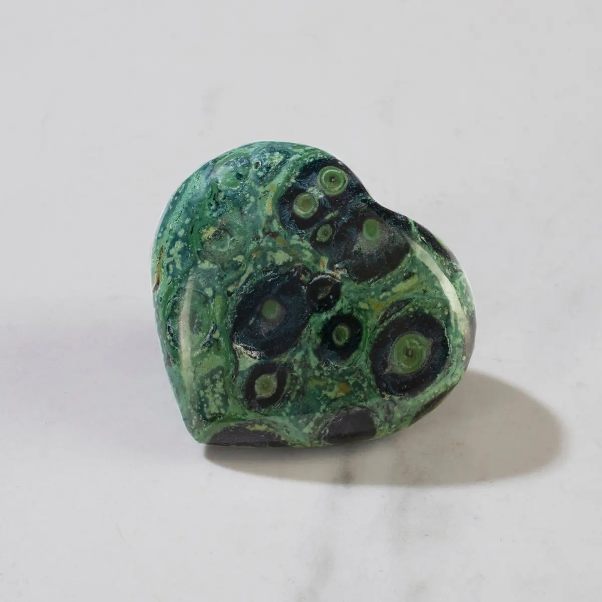 Kambaba Jasper Gemstone Heart Carving 1