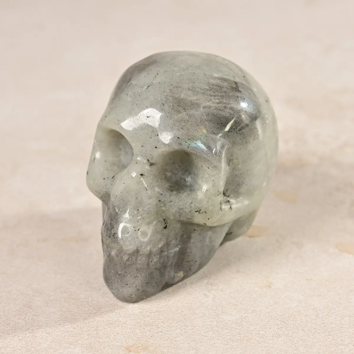 Labradorite Skull 2'' Natural Gemstone Carving 1