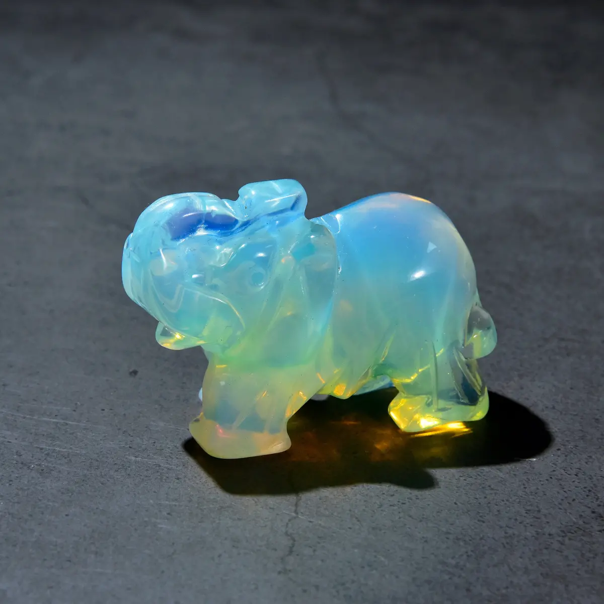 Moonstone Elephant 2.5'' Carving 1