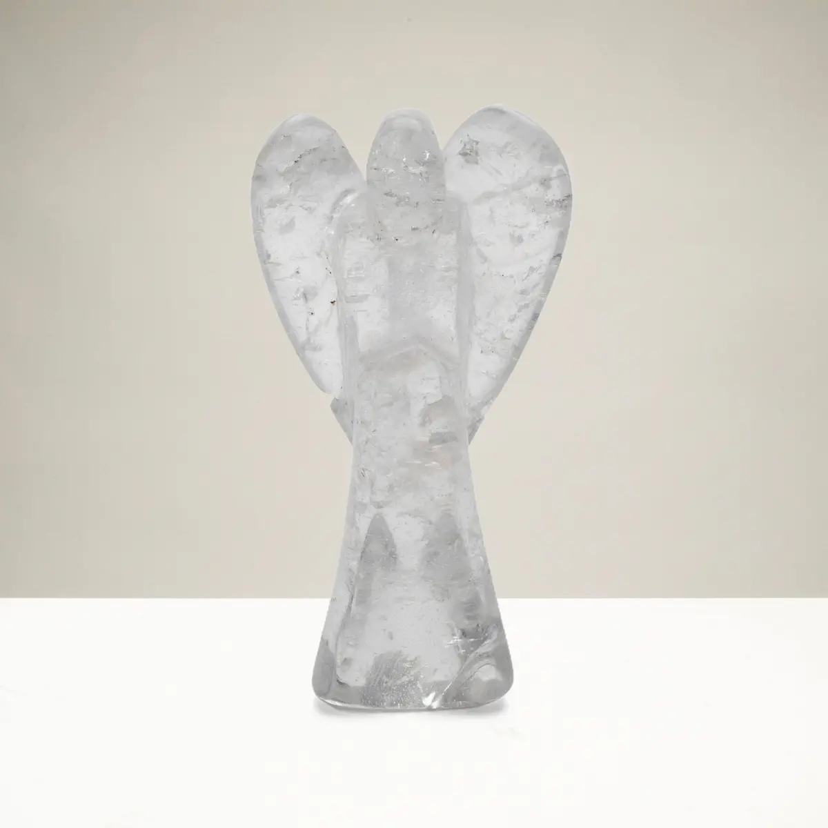 Natural Brazilian Quartz Angel Carving- 2.2" / 30G 1
