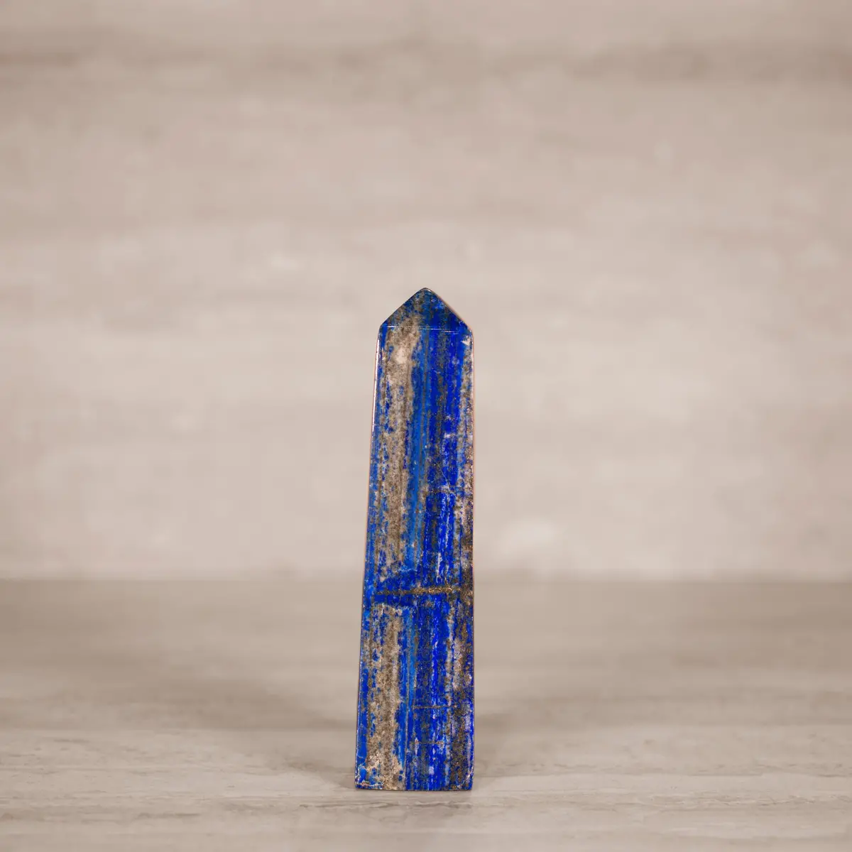 Natural Lapis Lazuli Polished Obelisk From Afghanistan - 6" / 480 Grams 1