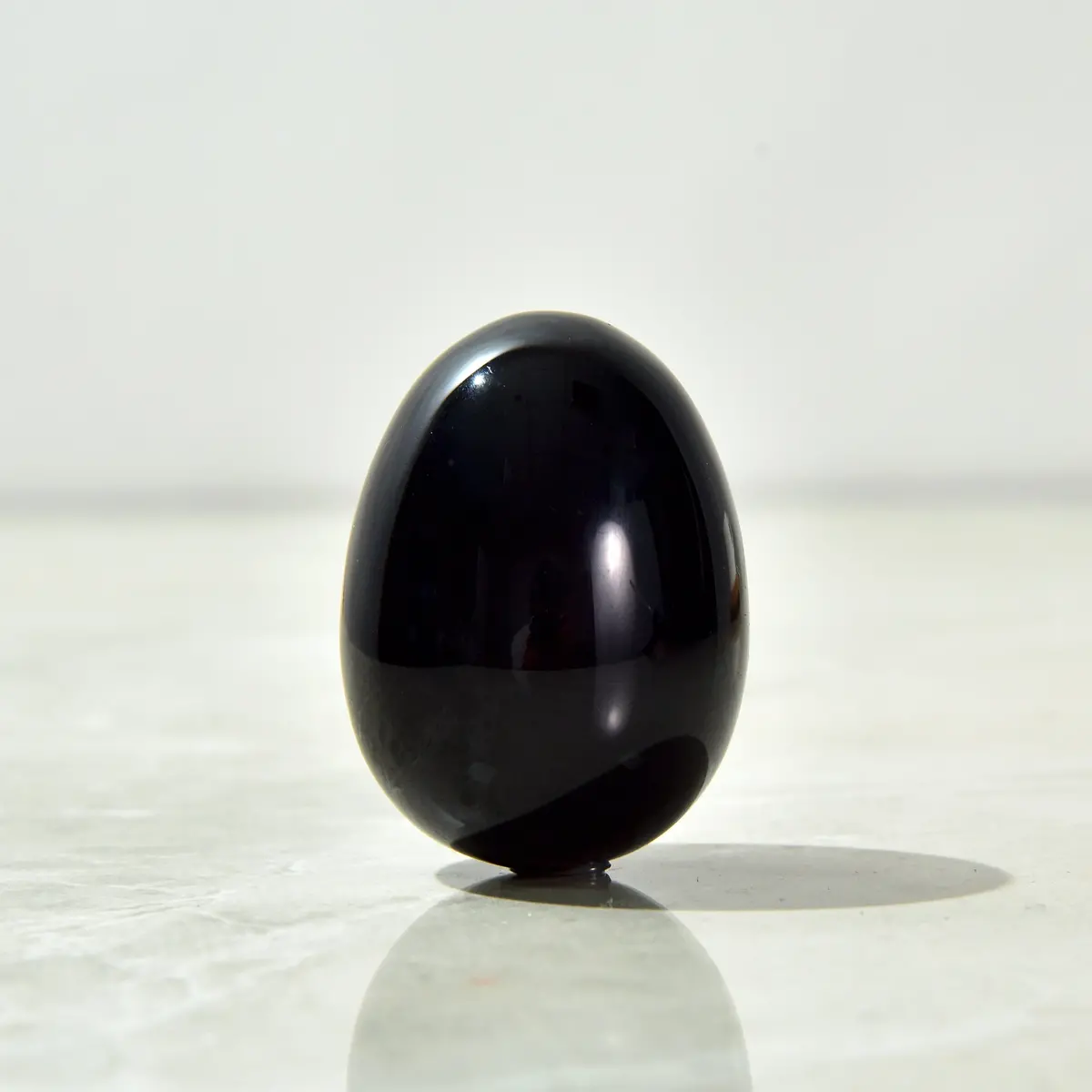 Obsidian 2" Egg Natural Gemstone Carving 1
