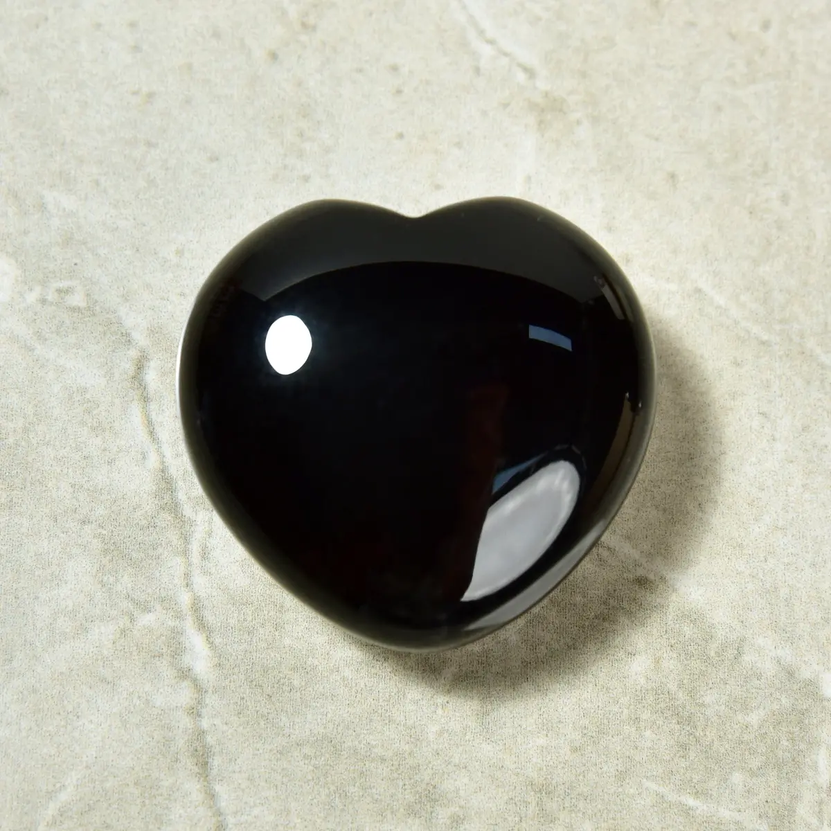 Obsidian Heart Carving 2