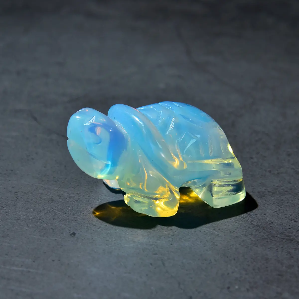 Opalite Moonstone Turtle 2'' Carving 1