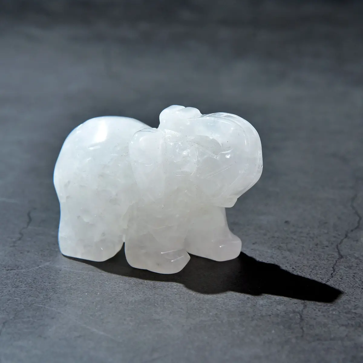 Quartz Elephant Carving 1