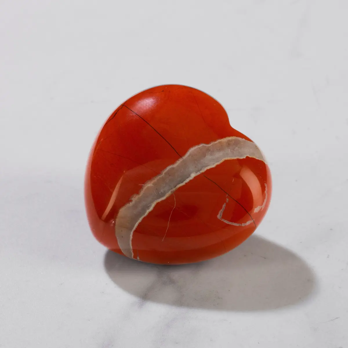 Red Jasper Heart Carving 1