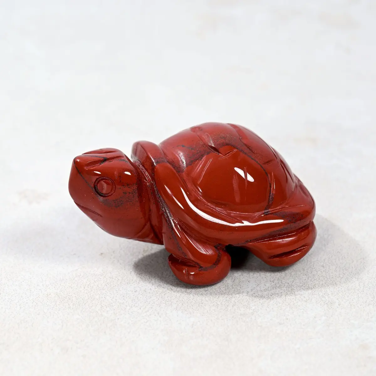 Red Jasper Turtle 2'' Natural Gemstone Carving 1