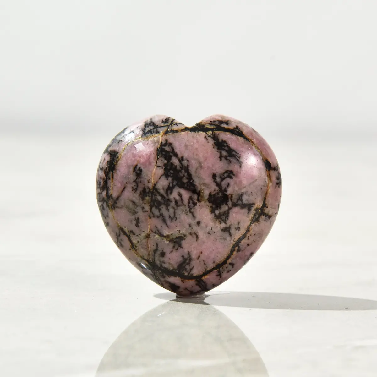 Rhodonite Heart Carving 1