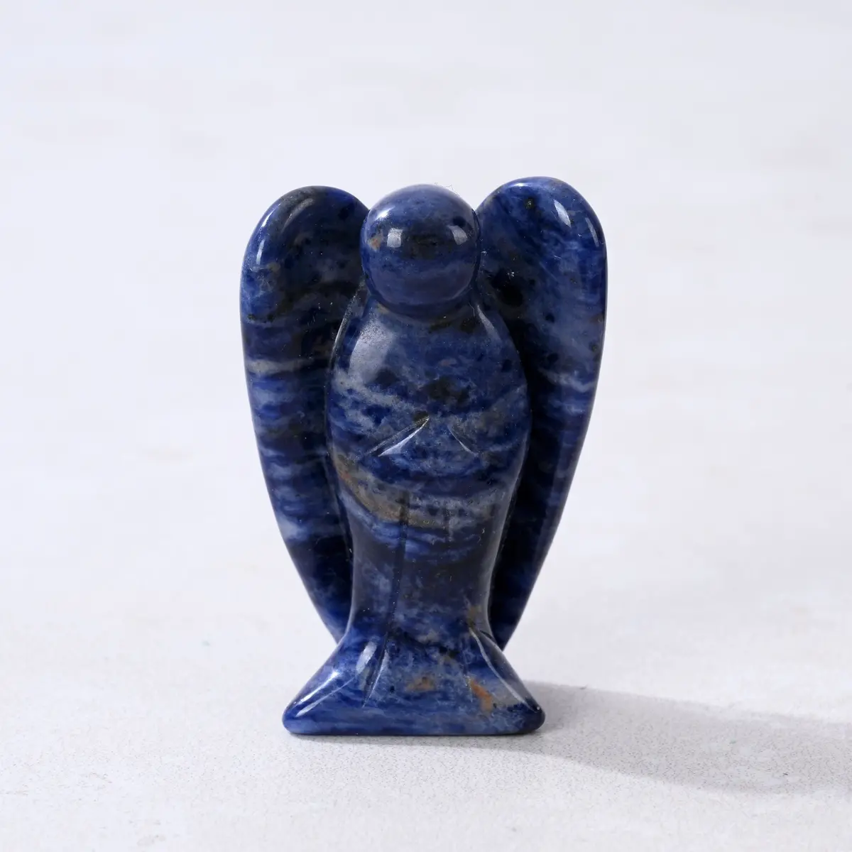 Sodalite Angel Gemstone Carving 1