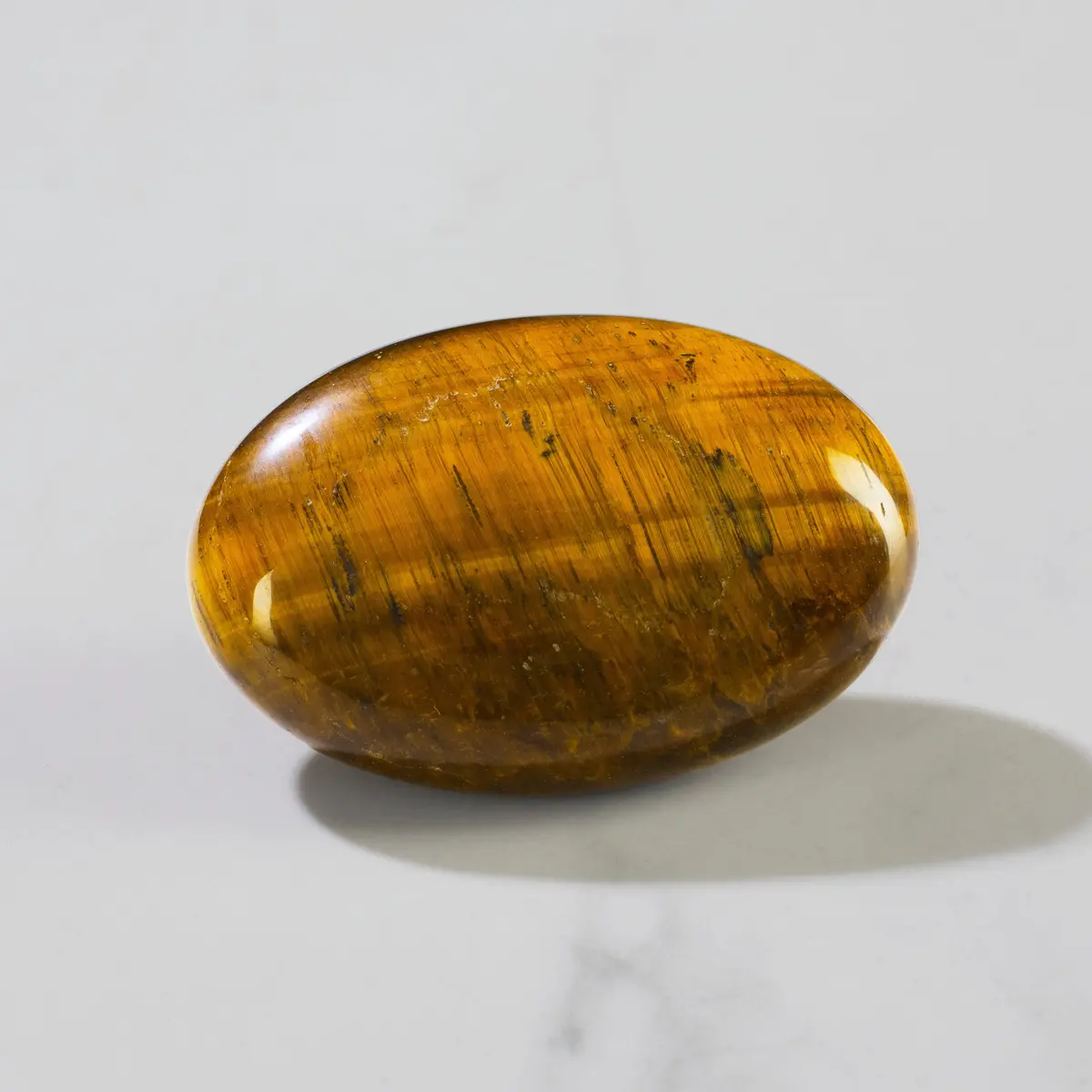 Tiger Eye Palm Stone 1