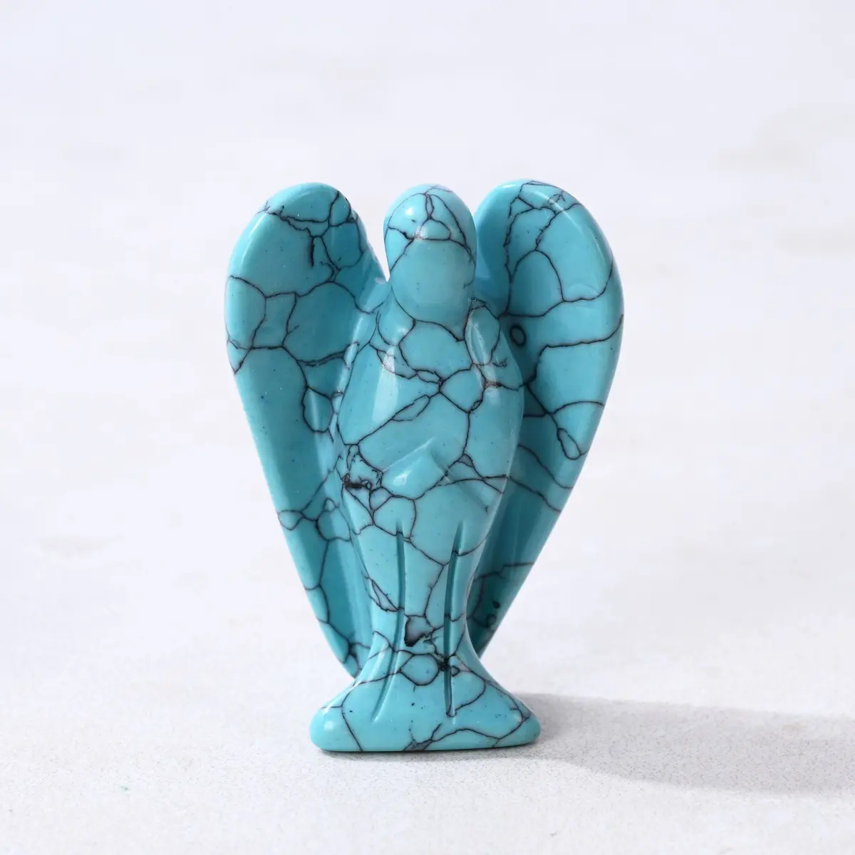 Turquoise Angel 2'' Natural Gemstone Carving 1