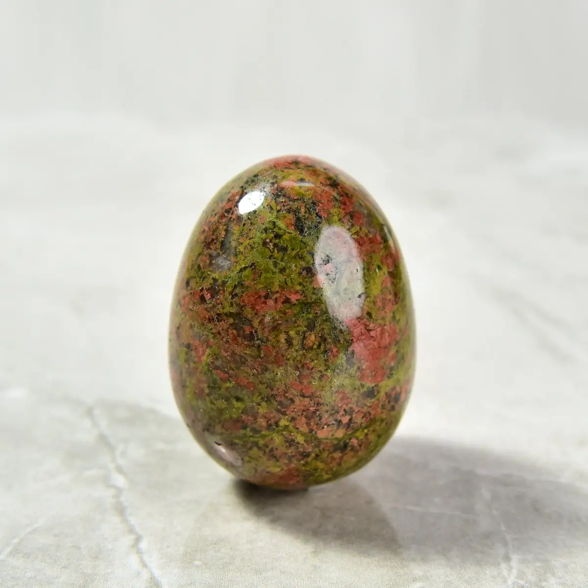 Unakite Egg Carving 1