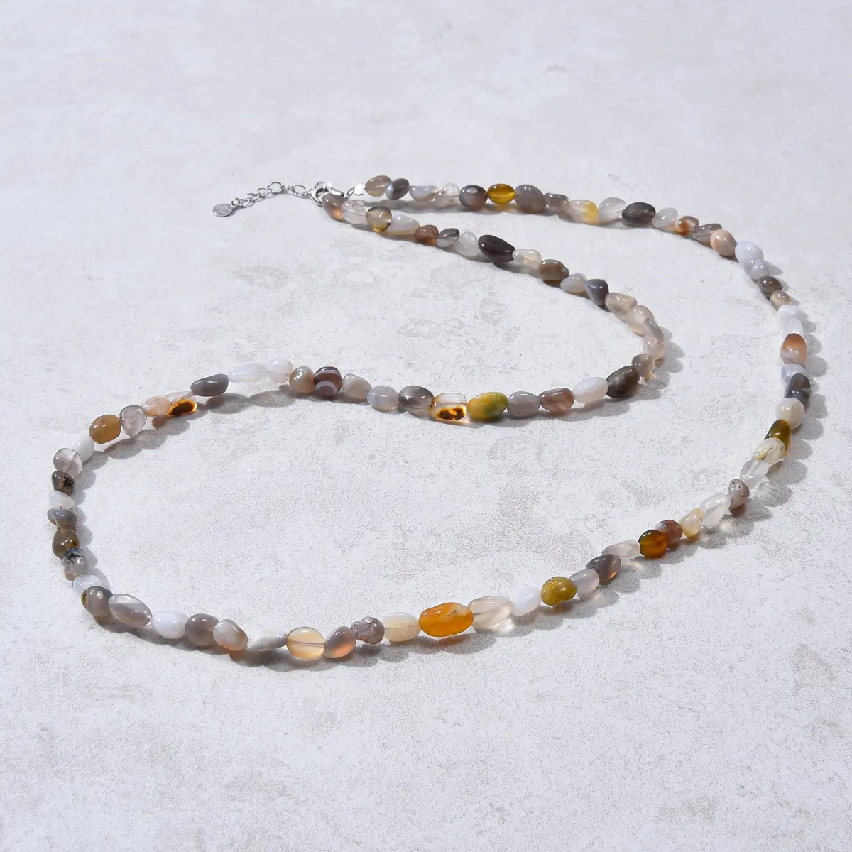 8Mm  30" Persian Agate Necklace / Multi Wrap Bracelet 1