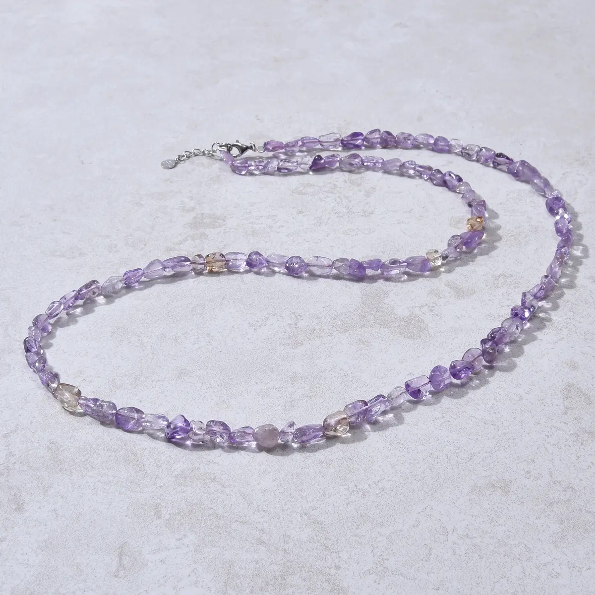 8Mm Ametrine 30" Necklace / Multi Wrap Bracelet 1