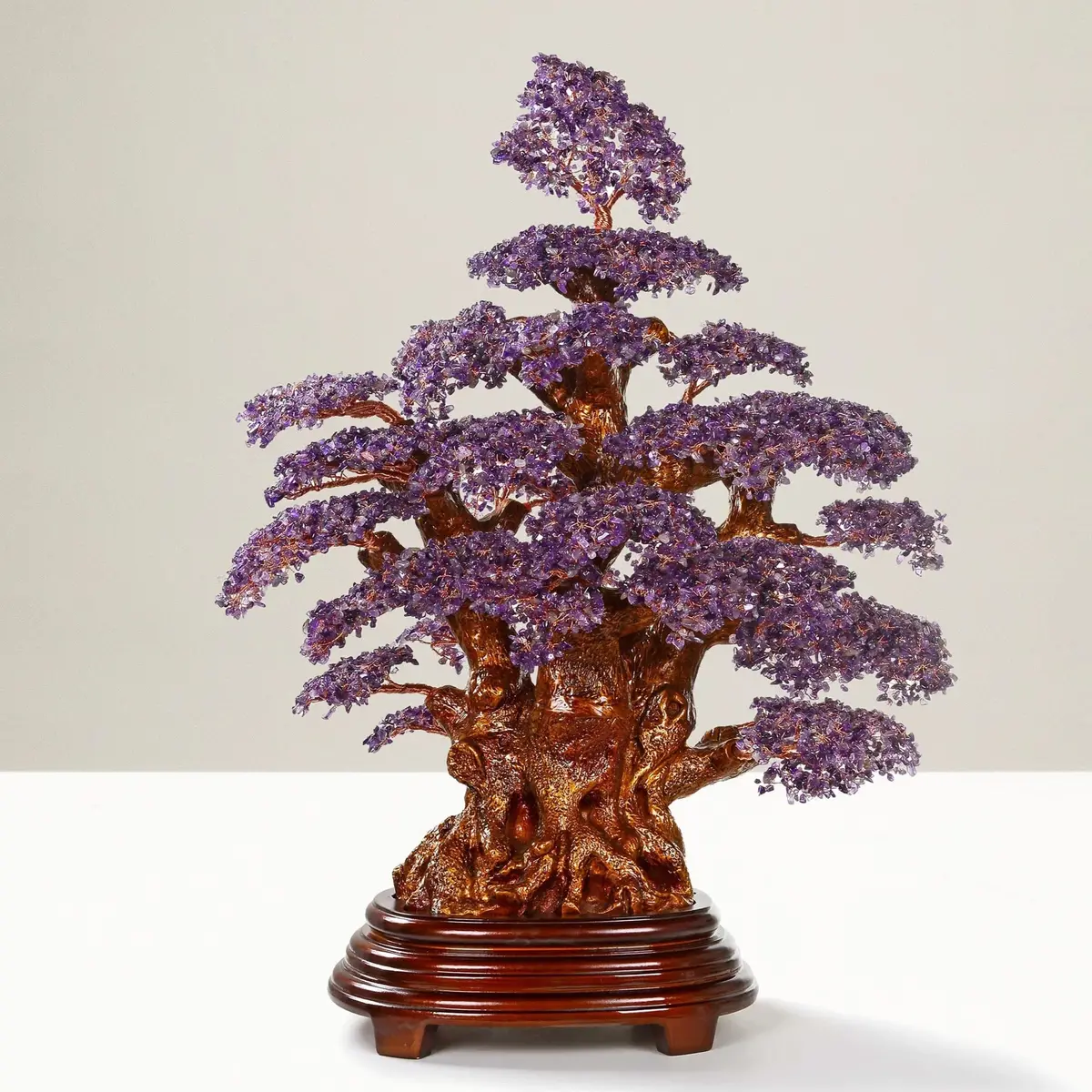 Amethyst Gemstone Tree Of Life Showpiece With 6,000+ Stones 1