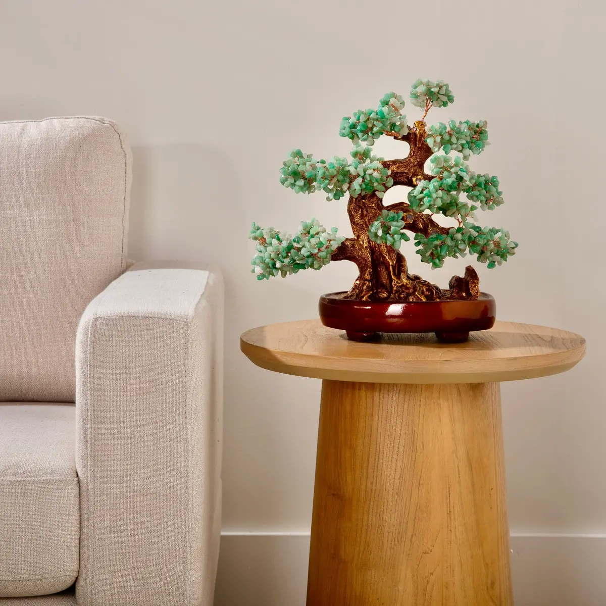 Aventurine Bonsai Tree Of Life With 1,251 Natural Gemstones 2