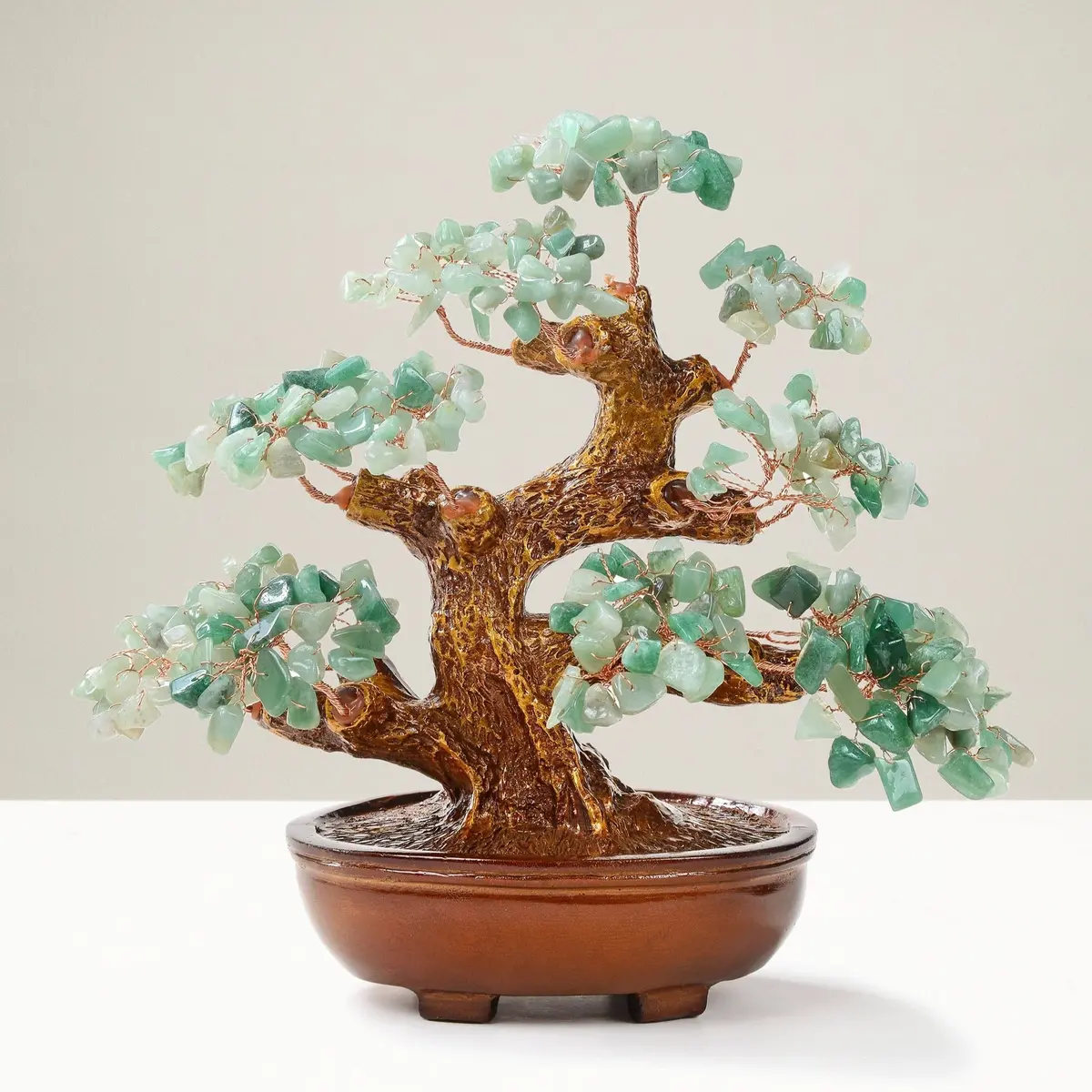 Aventurine Tree Of Life With 360 Natural Gemstones 1