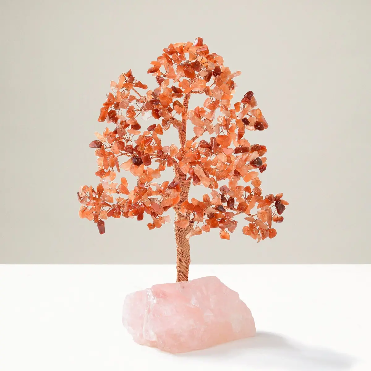 Carnelian Bonsai Tree Of Life With 414 Crystals 1