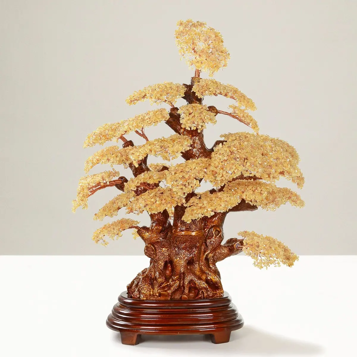 Citrine Bonsai Tree Of Life Showpiece With 6,000+ Stones 1