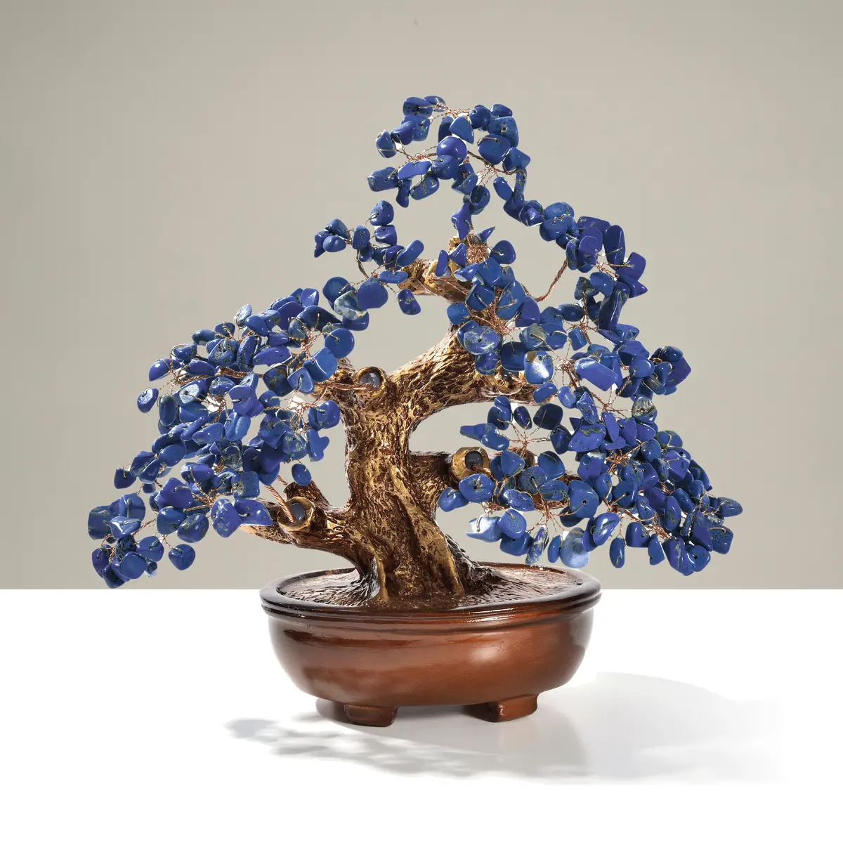Lapis Gemstone Tree Of Life With 360 Natural Gemstones 1