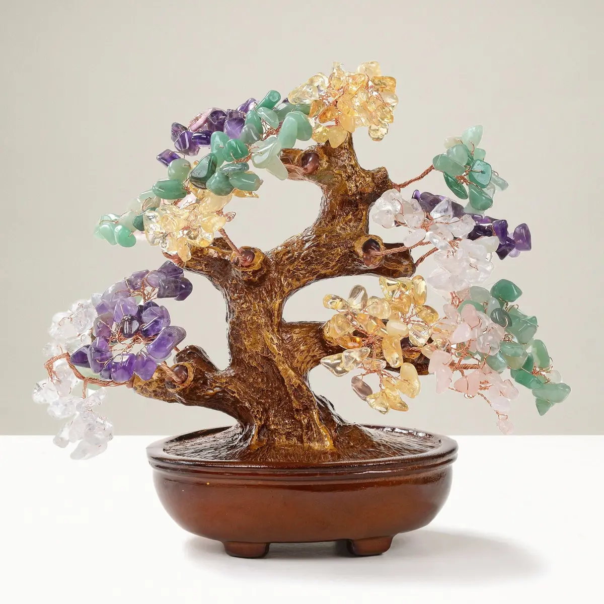 Multi-Gemstone Tree Of Life With 360 Natural Gemstones 1