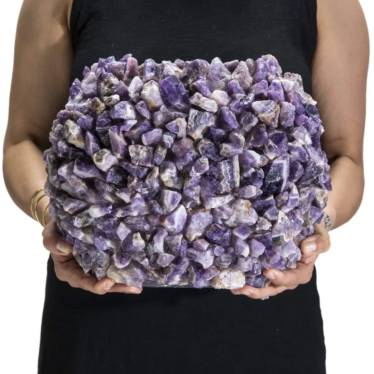 10.5" Amethyst Gemstone Vase 1