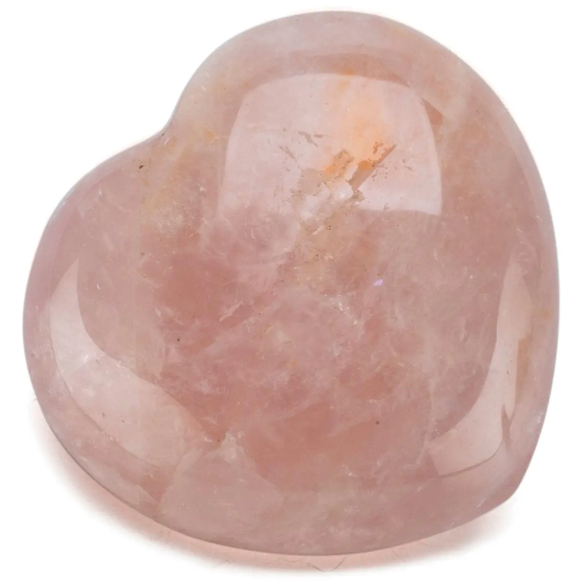 Natural Small Rose Quartz Heart Carving - 1.0" 1