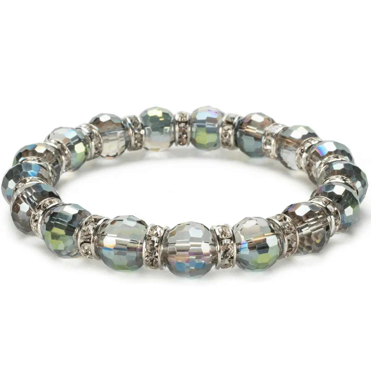 Blue-Bgg-Rg - Gorgeous Glass - Rose Green Crystal 1