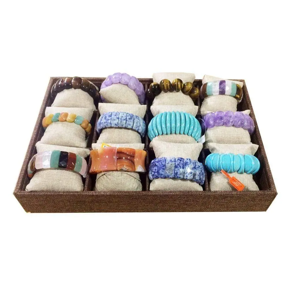 Bracelet Display And Pillows - Can Display 12 Bracelets. Bracelets Not Included. 1