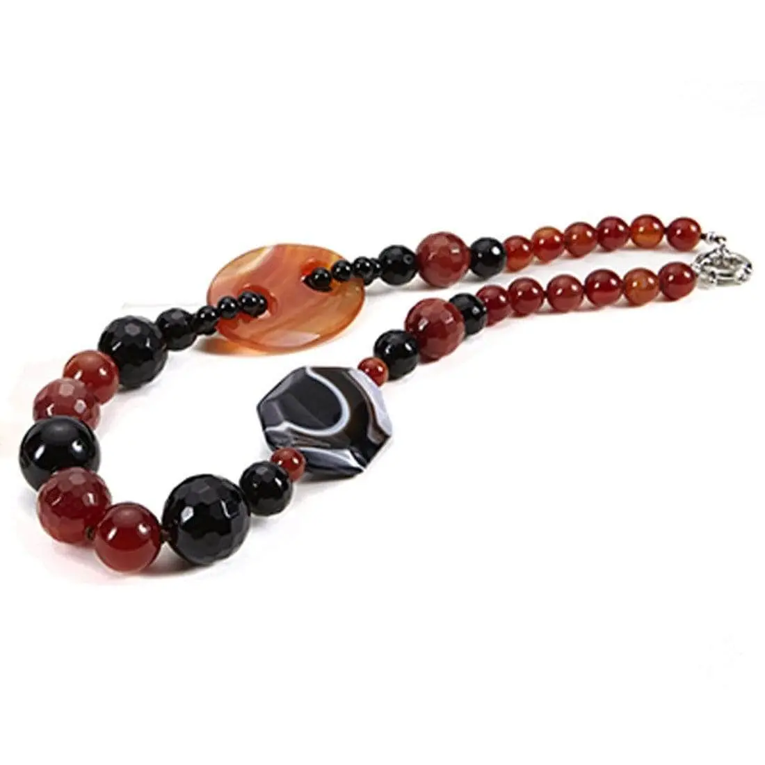 Carnelian And Agate Necklace 1