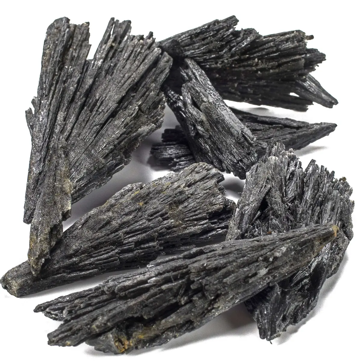 Natural Black Kyanite Blade Bundle From Brazil 1