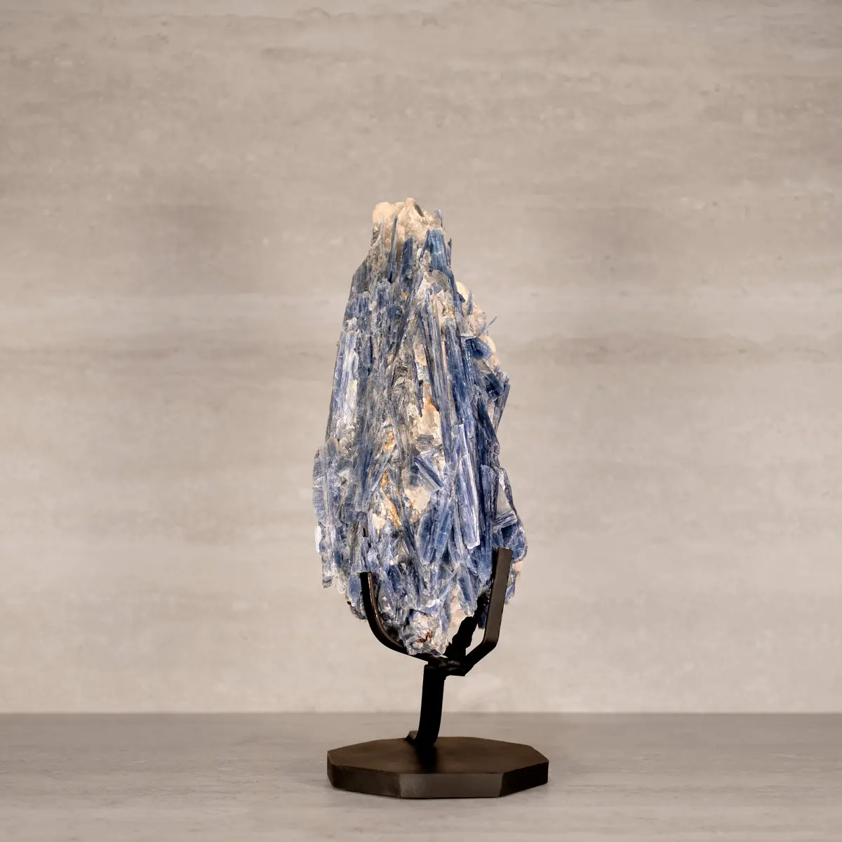 Natural Brazilian Kyanite On Custom Stand - 14" / 4,100 Grams 1