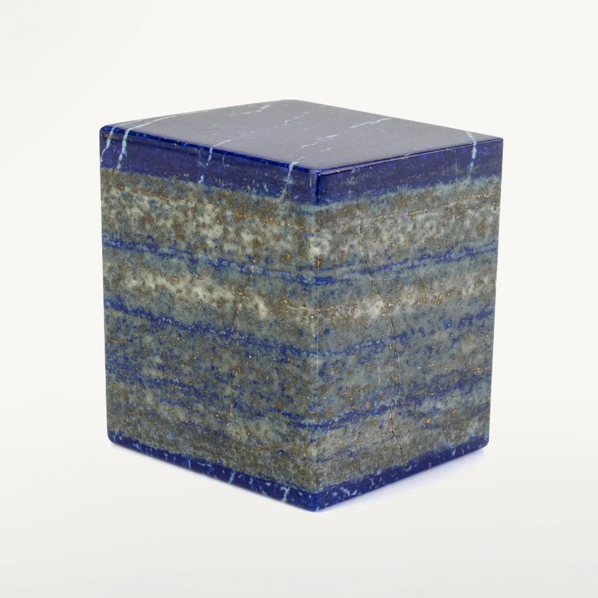 Lapis Lazuil Cube From Afghanistan - 700 G / 1.5 Lbs 1