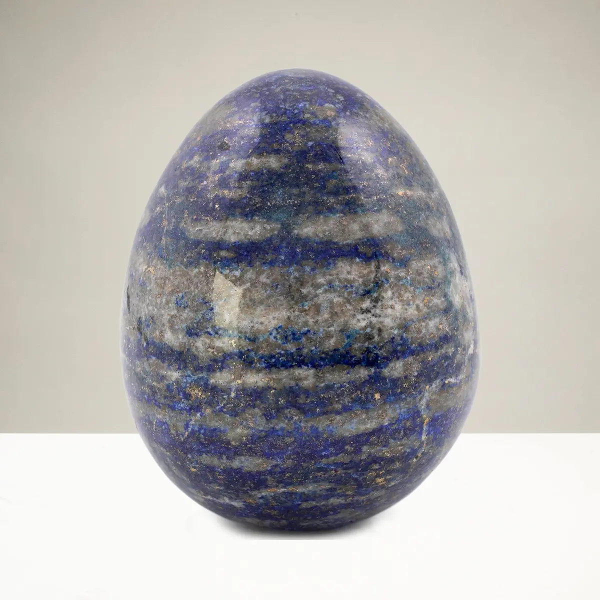 Lapis Lazuli Egg Carving 2.5 In. / 225 Grams 1