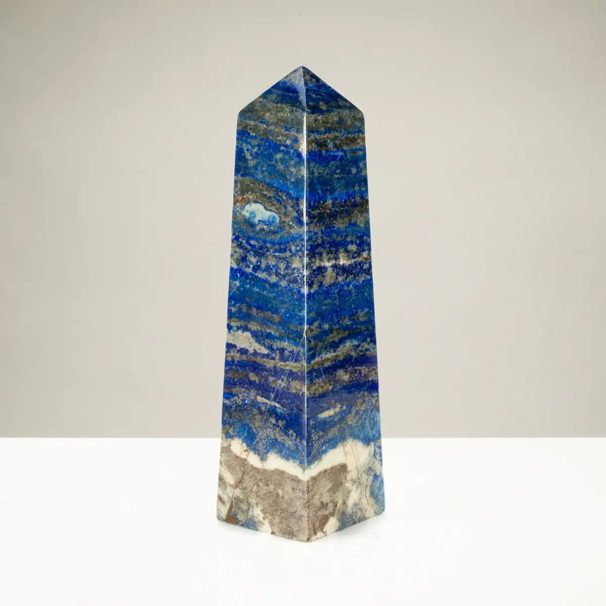 Lapis Lazuli Polished Obelisk From Afghanistan - 12.5" / 10 Lbs 1