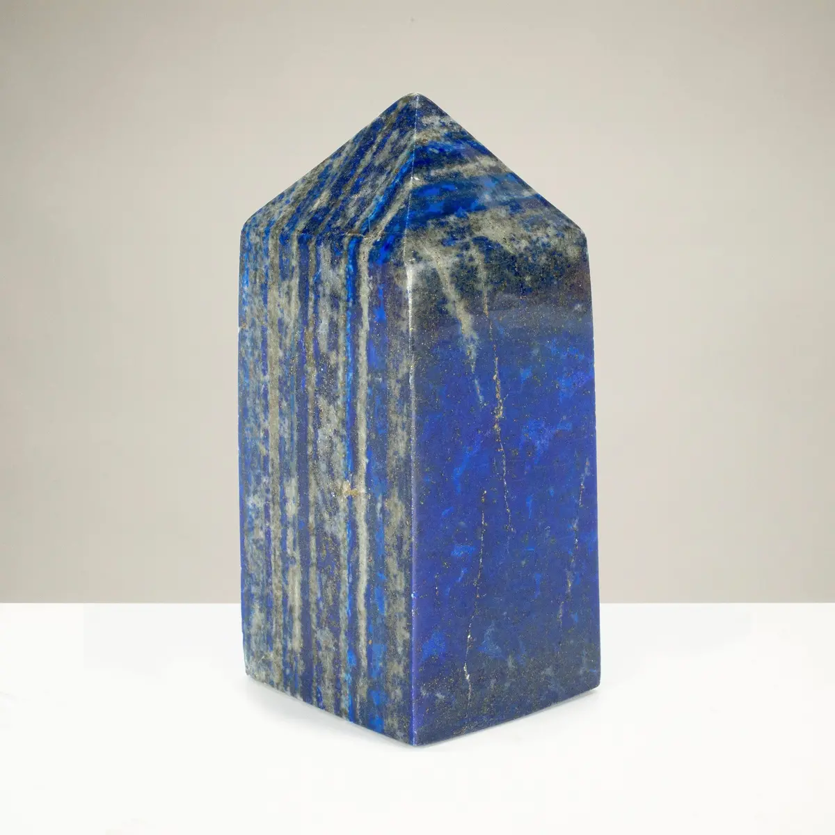 Lapis Lazuli Polished Obelisk From Afghanistan - 4.5" / 655 Grams 1