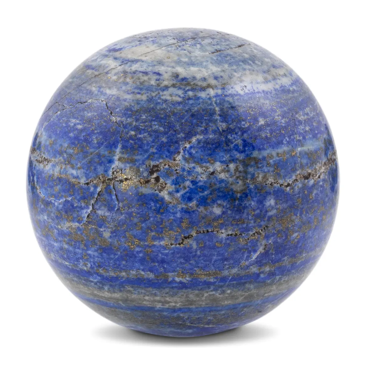 Lapis Lazuli Sphere Carving 3 In. / 650 Grams 1