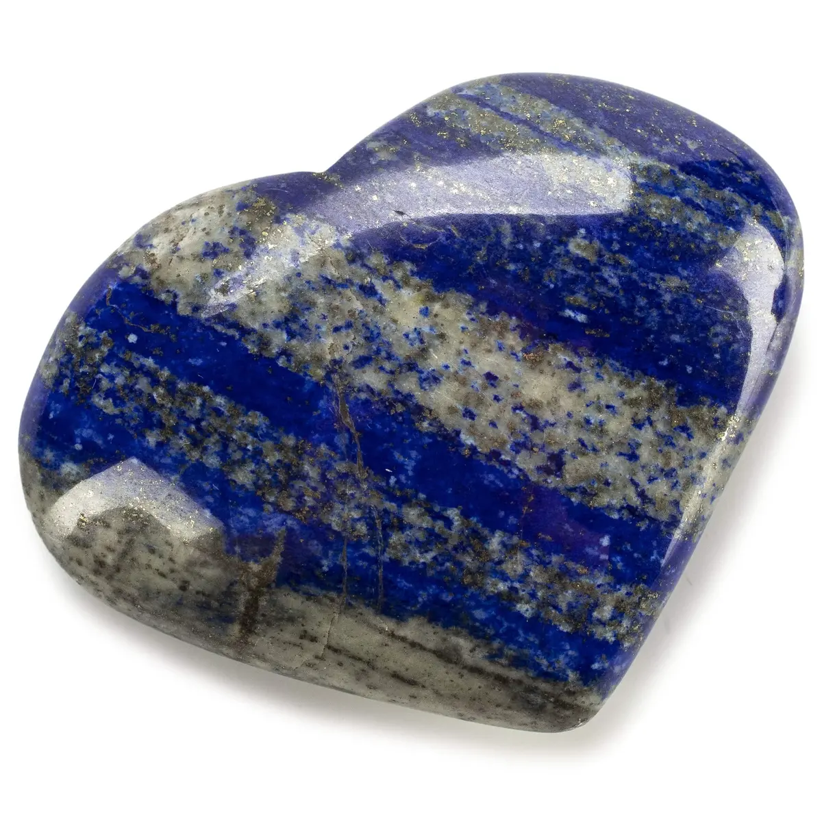 Rare Natural Blue Lapis Lazuli Polished Heart Carving From Afghanistan - 100 G 1