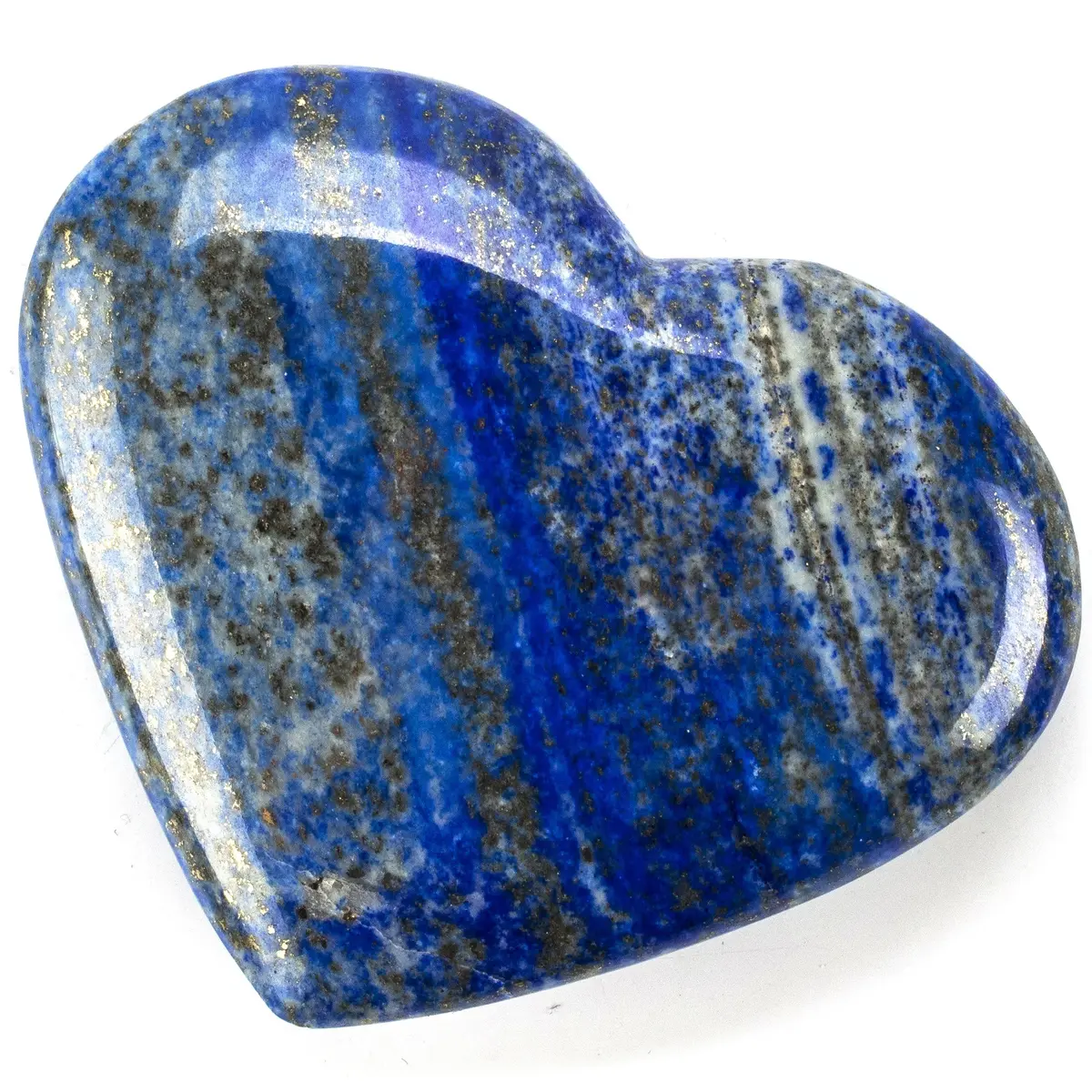 Rare Natural Blue Lapis Lazuli Polished Heart Carving From Afghanistan - 140 G 1