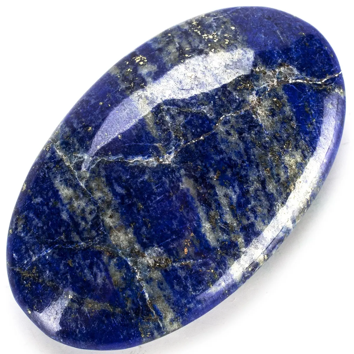 Rare Natural Blue Lapis Lazuli Polished Palm Stone Carving From Afghanistan - 45 G 1