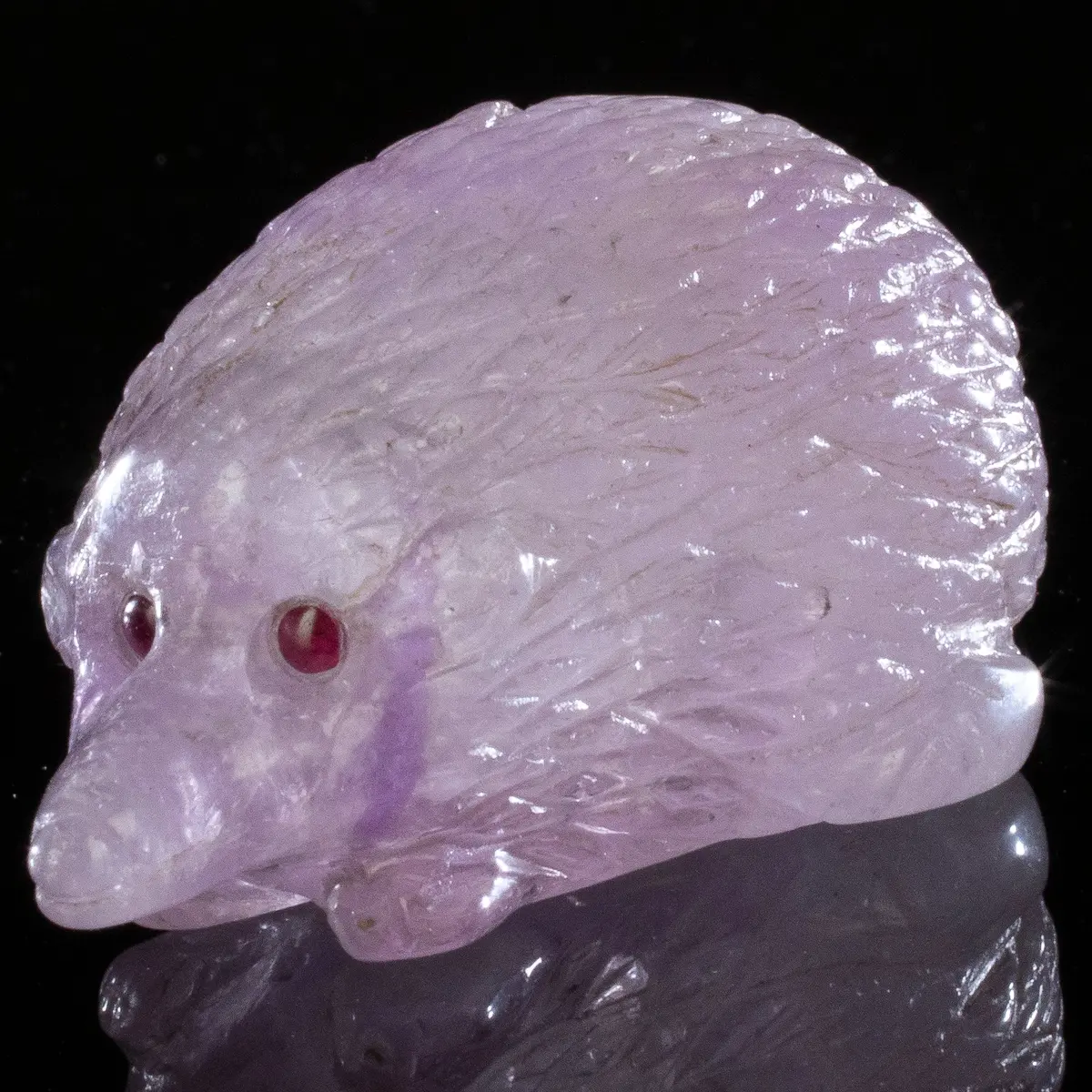 Peter Muller Amethyst Porcupine Carving 1