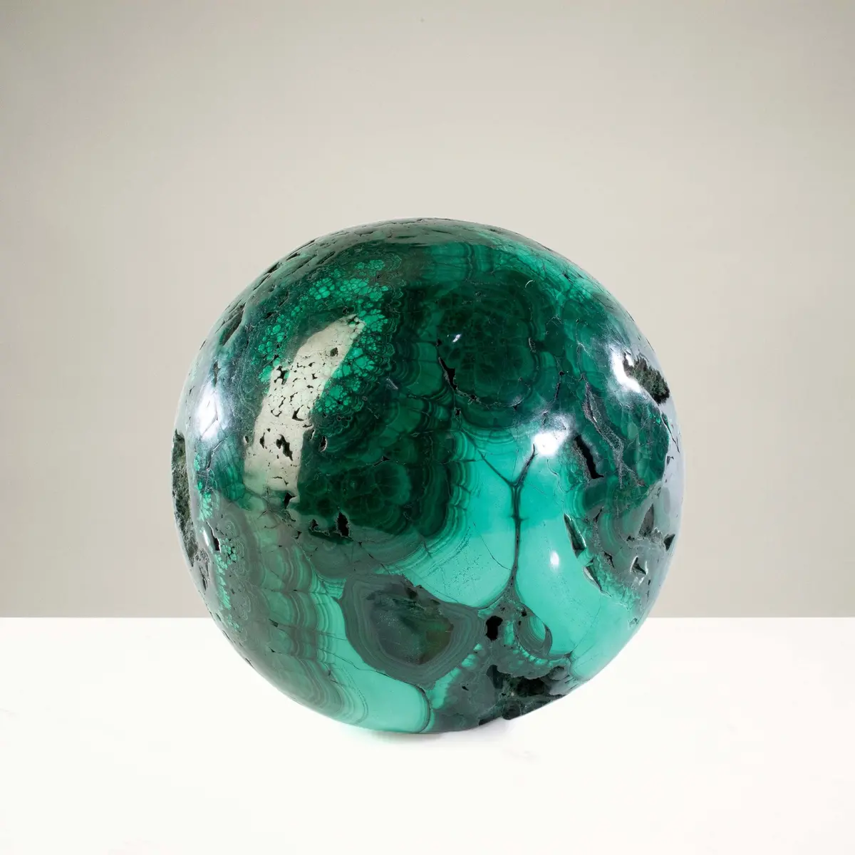 Malachite Sphere Carving 7" / 11,780G 1