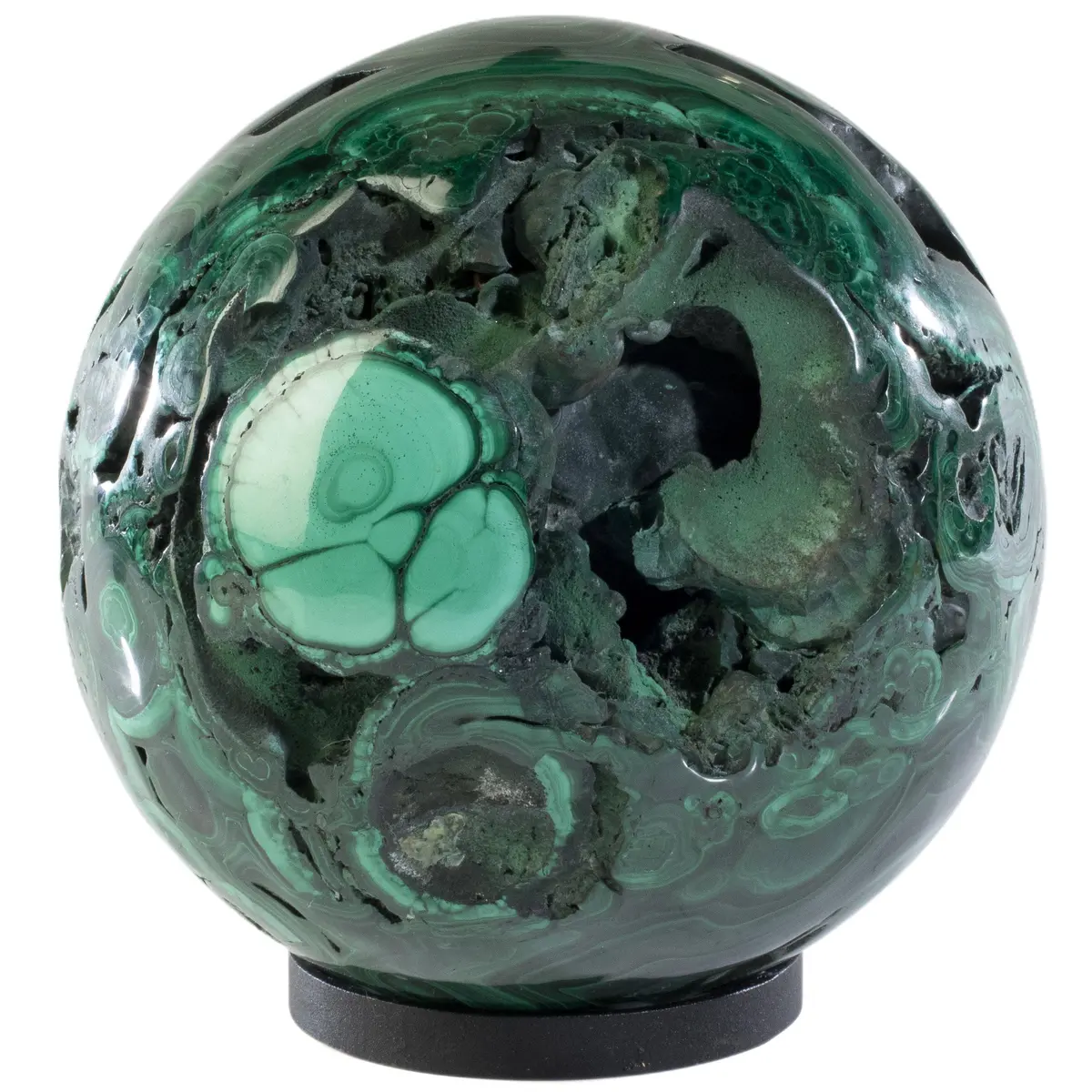 Malachite Sphere Carving 7" / 8,070G 1