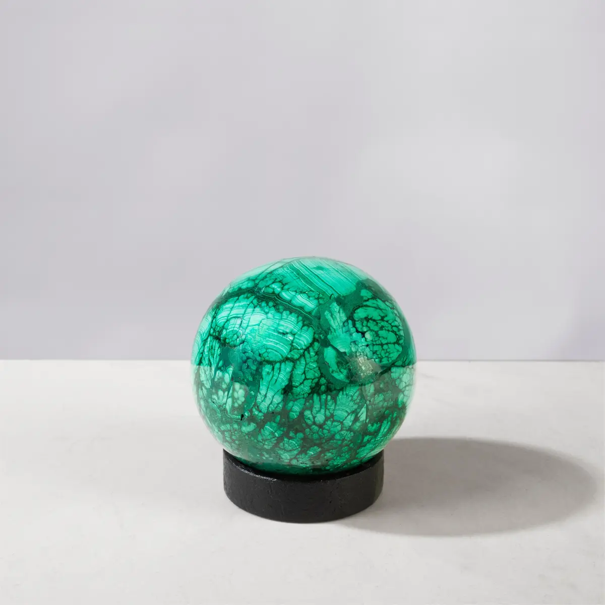Natural Congo Malachite Sphere - 2.5" / 540 Grams 1