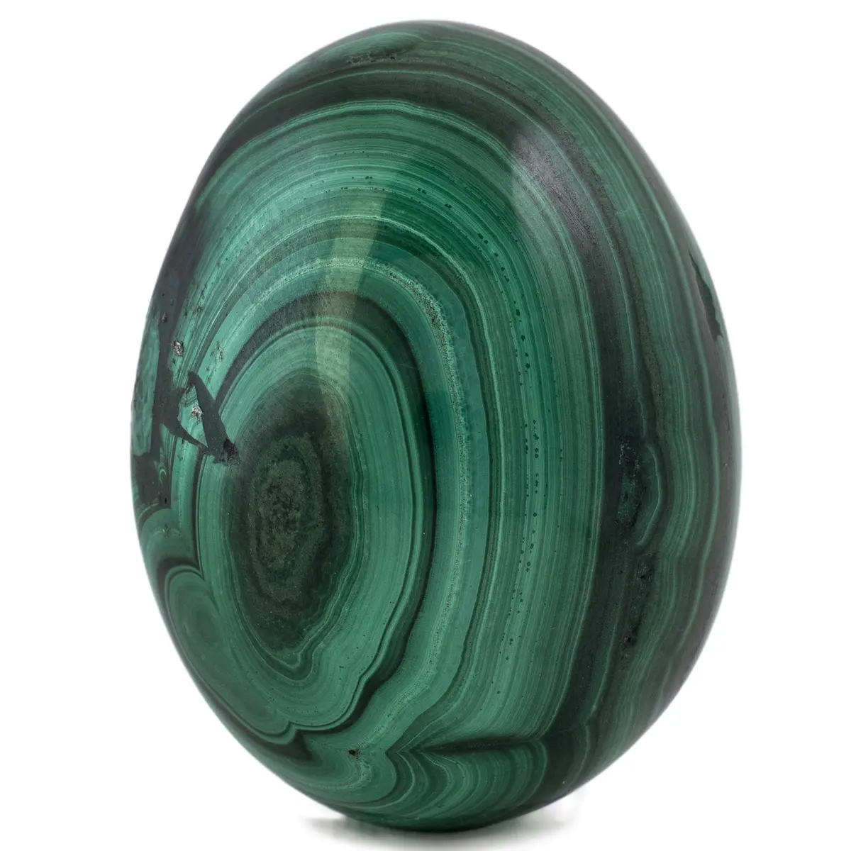 Natural Malachite Egg Carving From Congo - 2.25" / 150-250 Grams 1