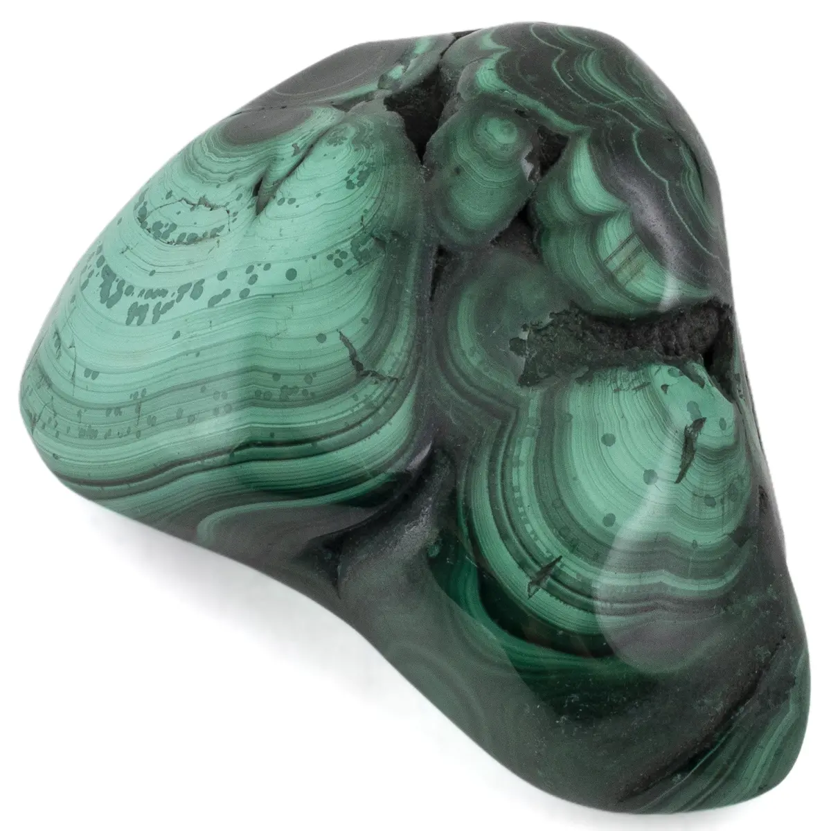 Natural Malachite Freeform From Congo - 2.5" / 230G 1