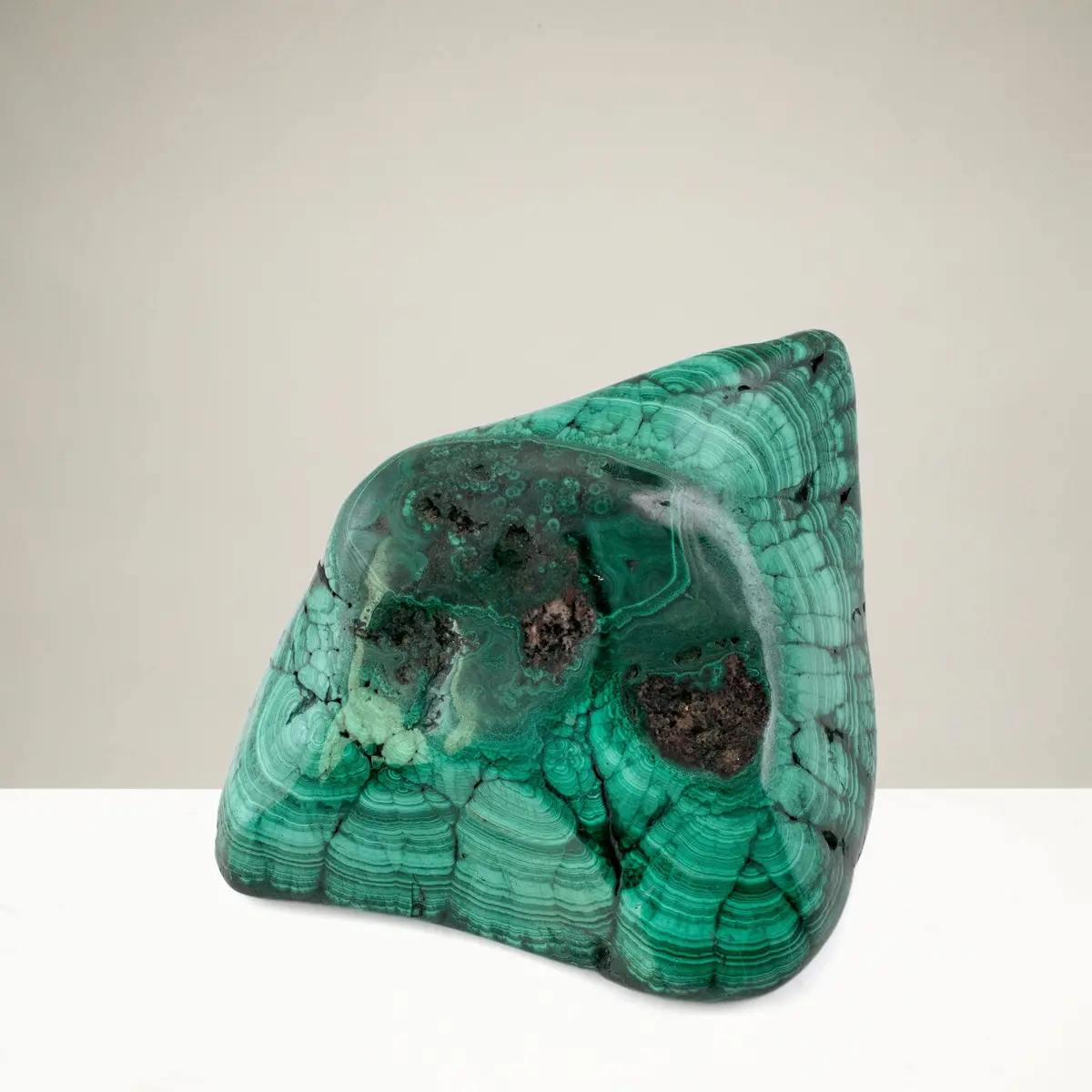 Natural Malachite Freeform From Congo - 3.5" / 275G 1